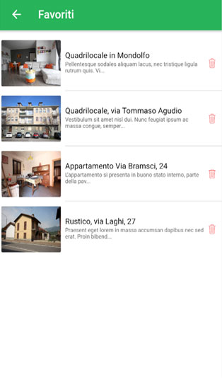 Screenshot Applicazione Liberdesign Immobiliare